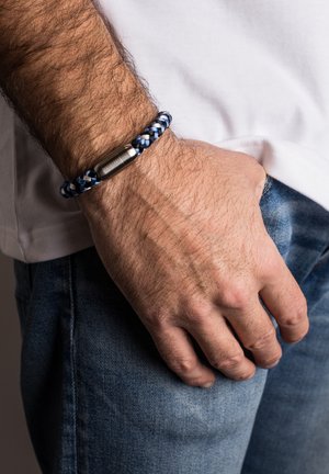 PORTUS SEGELTAU - Bracelet - blue white