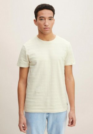 MIT STRUKTUR - T-shirt basic - creme