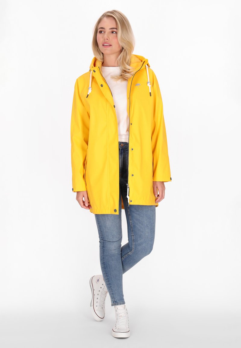 Kombinieren Gelber Mantel Von Only Schmuddelwedda Parka