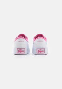 Lacoste ZIANE PLATFORM 224 - Αθλητικά παπούτσια - white/light pink