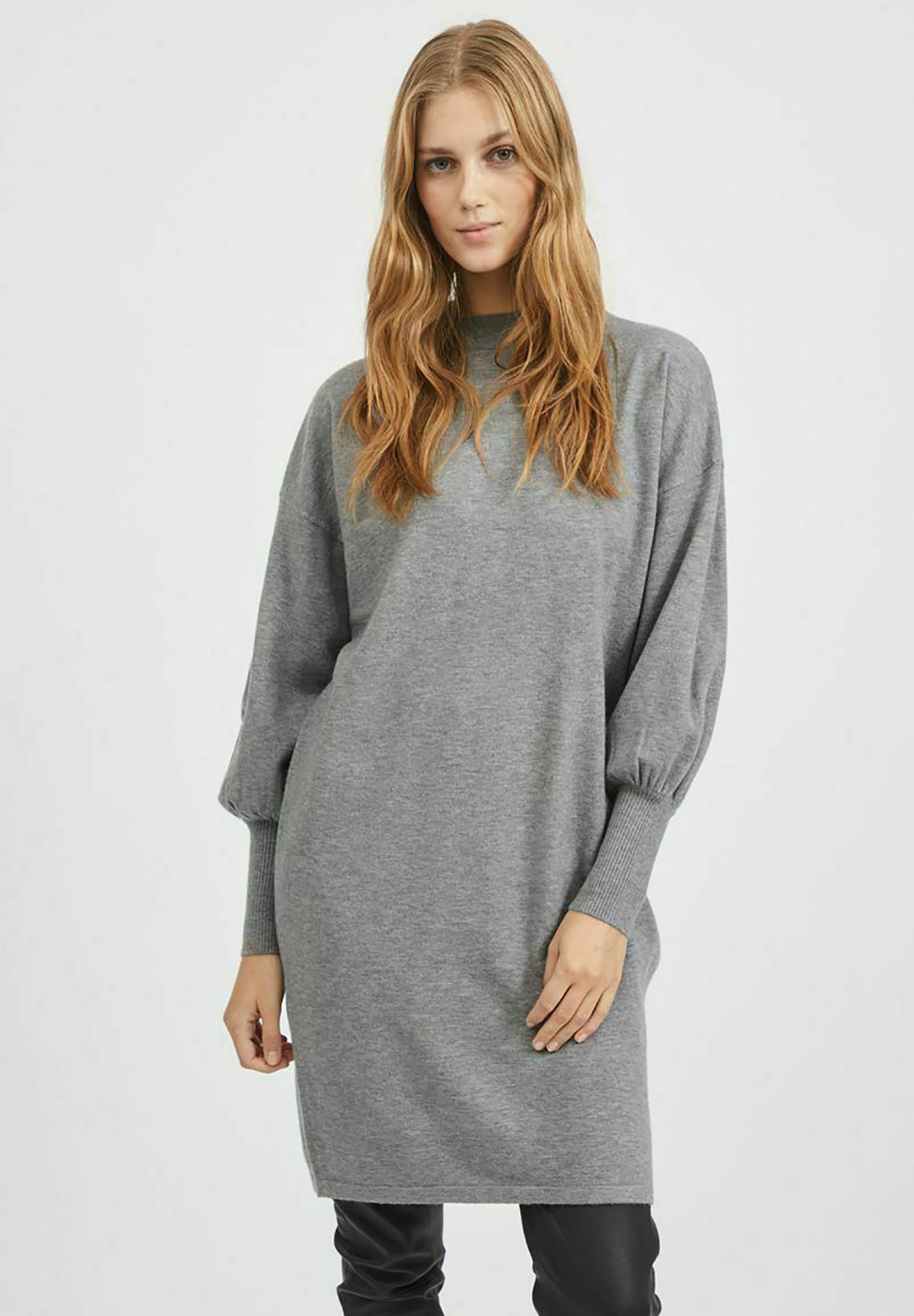 Vila Jumper dress - light grey melange 