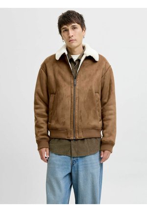 Kunstnahast jakk - toffee