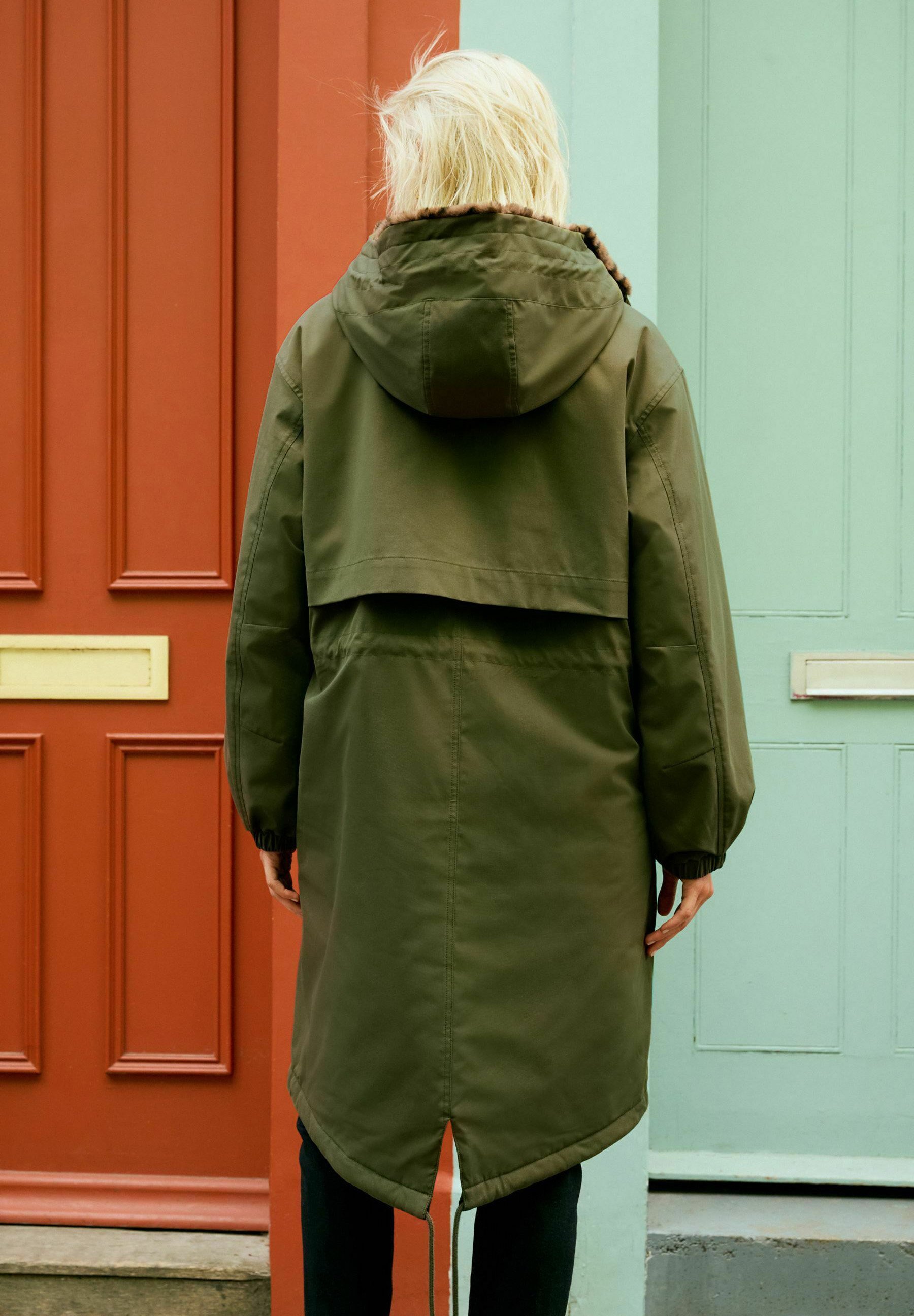 Next Parka - khaki green/verde - Zalando.es