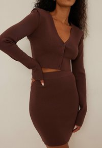 NA-KD Kardigan - brown