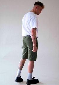 Denim Project Denimové šortky - duffel bag green