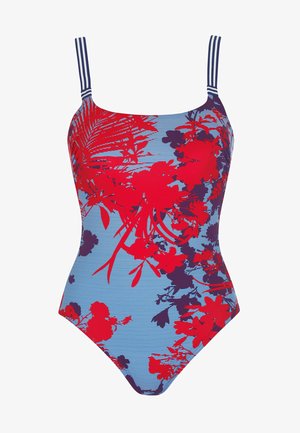 Sunflair Badeanzug - nachtblau rot