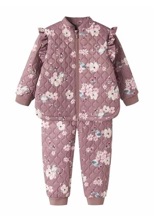 Name it QUILTED SET PRINTED - Ľahká bunda - wistful mauve