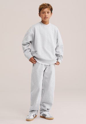 WE Fashion, Pantalon de survêtement - light grey
