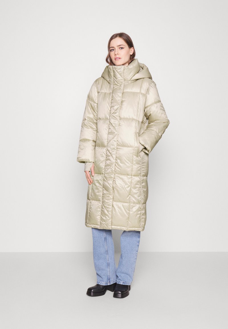 Gap Tall LONG PUFFER COAT Winter coat cobblestone/beige Zalando.ie