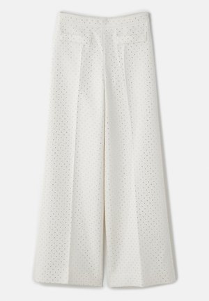 sandro PANTALON - Kalhoty - ecru