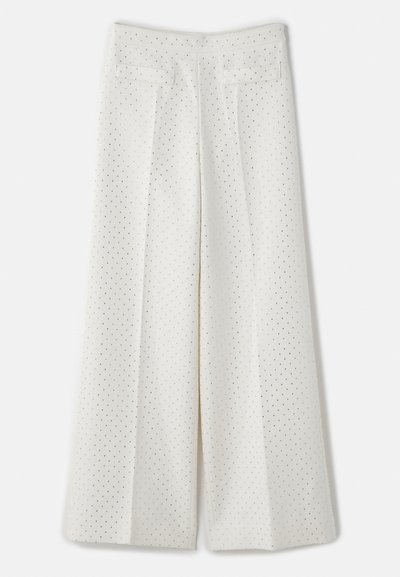 sandro PANTALON - Hlače - ecru