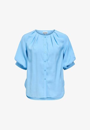 Object, SHIRT PLEATED - Blouse - little boy blue