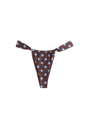 Next, Braguita de bikini - chocolate brown  blue spot