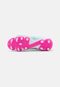 Puma FUTURE 7 MATCH FG/AG JR UNISEX - Scarpe da calcio per terreni duri - white/black/poison pink