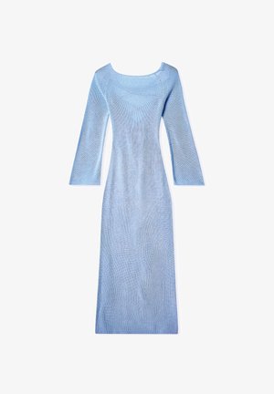 NA-KD OPEN BACK LACE DETAIL - Dolga obleka - light blue