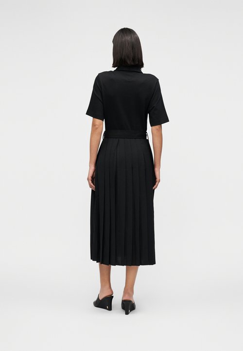 Tommy Hilfiger GOLD BUTTON DRESS - Day dress - black - Zalando.ie
