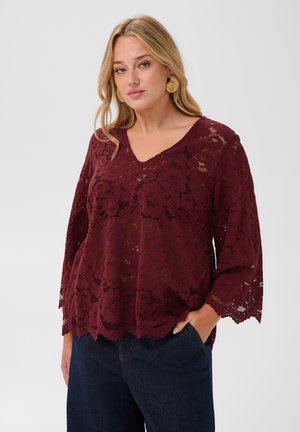 Kaffe Curve, KCSIRI BLOUSE - Blouse - port