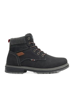 Botines con cordones - black