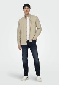 Only & Sons SLIM FIT  - Liibuvad teksad - dark blue denim