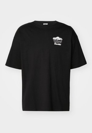 Puma GRAPHIC TEE - Potiskana majica - black