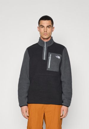 YUMIORI 1/4 ZIP - Pulover iz flisa - white dune/midnight pet