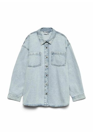 Vero Moda VMJENNIE  NOOS - Košilová halenka  - light blue denim