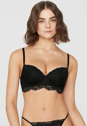 Balkonová podprsenka - black