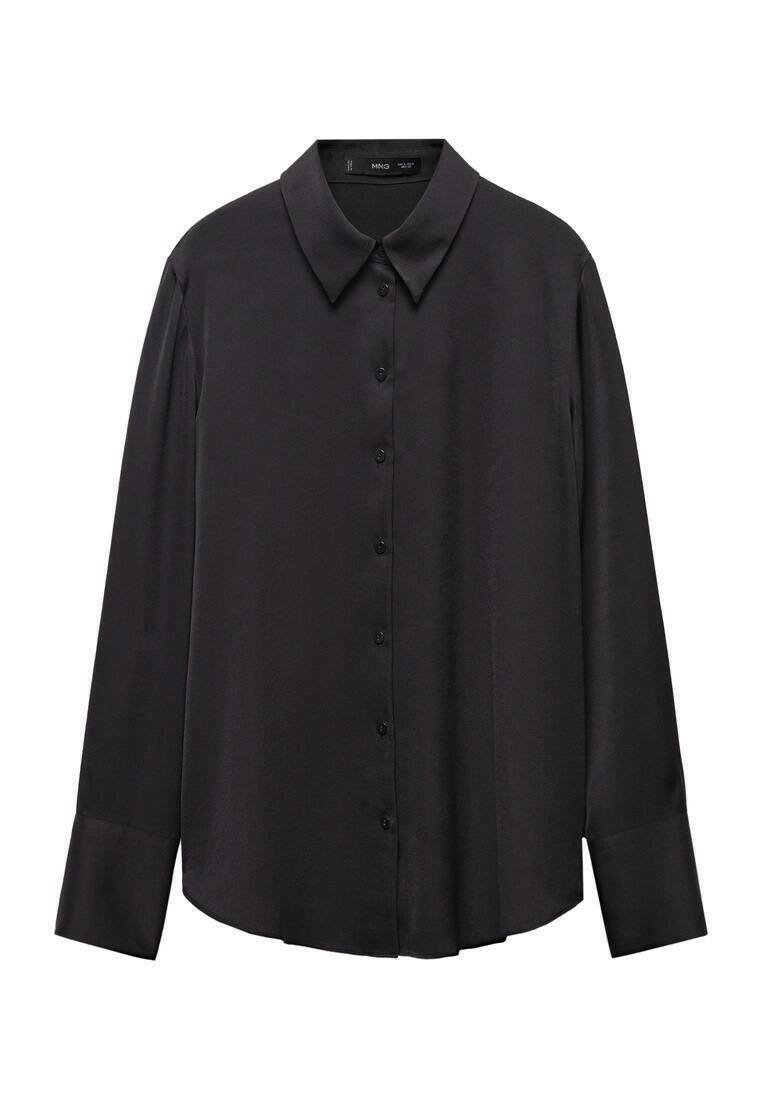 Mango Overhemdblouse zwart