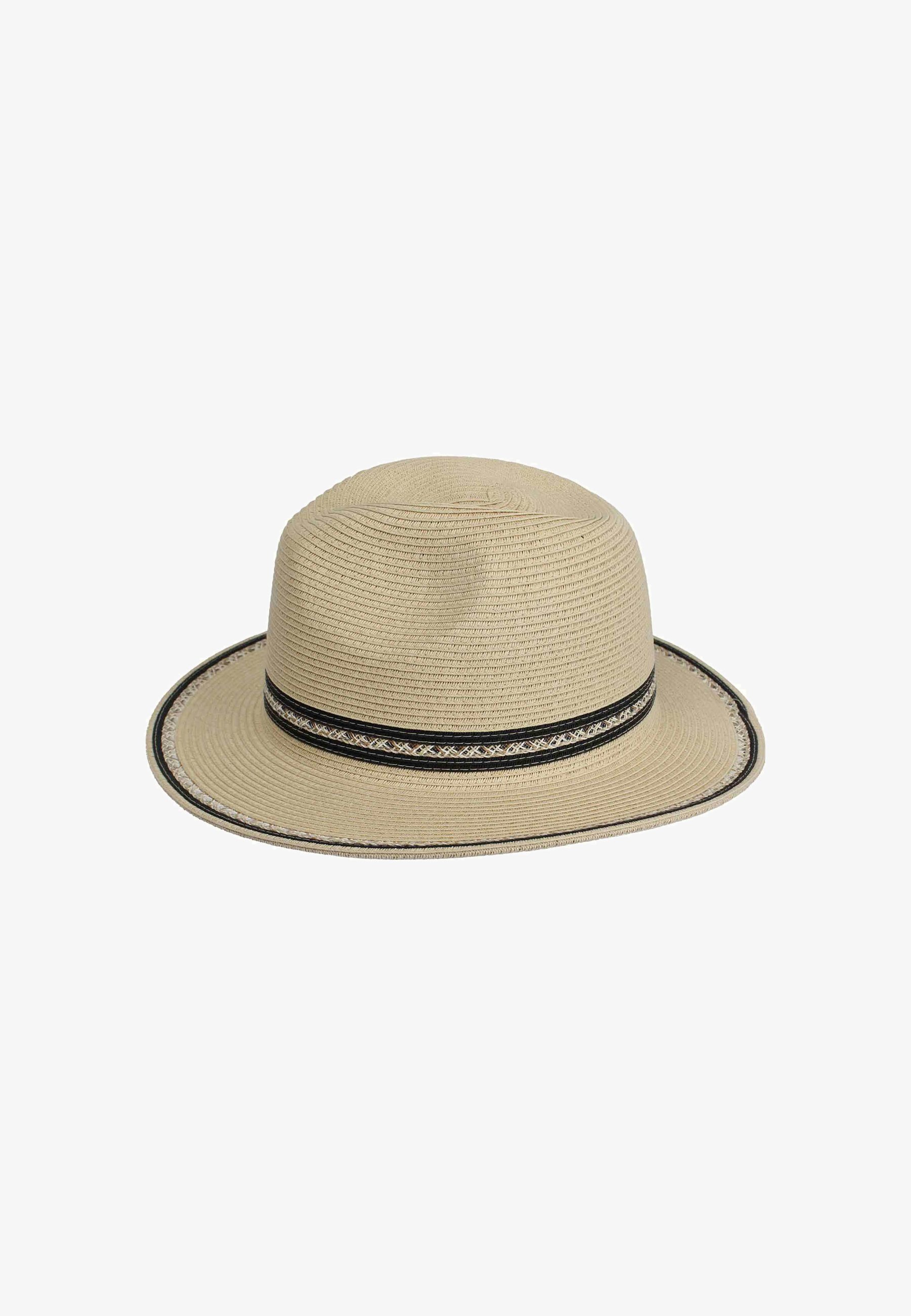 Cappello In Paglia Di Carta LOEVENICH – Fedora Estivo Con Tesa Bicolore, Leggero E Perfetto Per La Spiaggia