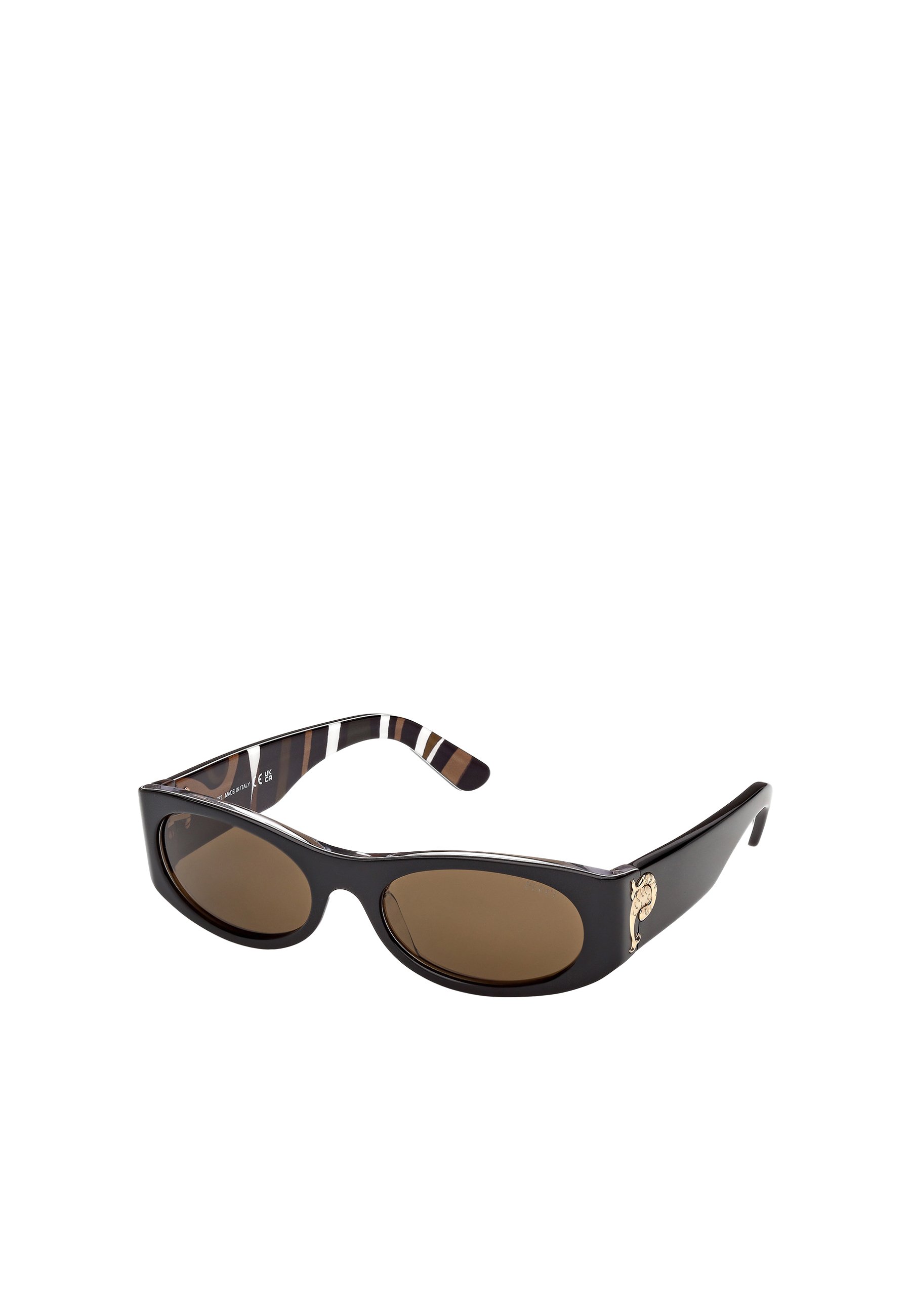 Emilio Pucci Black Sunglasses with Patterned Arms Emilio Pucci Sunglasses - black smoke gray/black - Zalando main image 2
