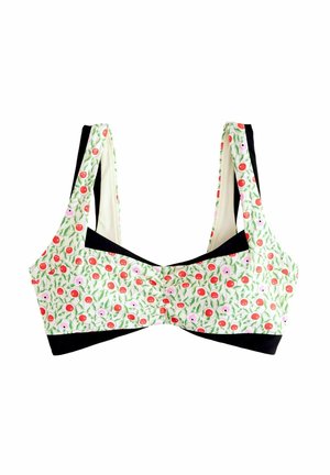 Bikini top - ecru cherry