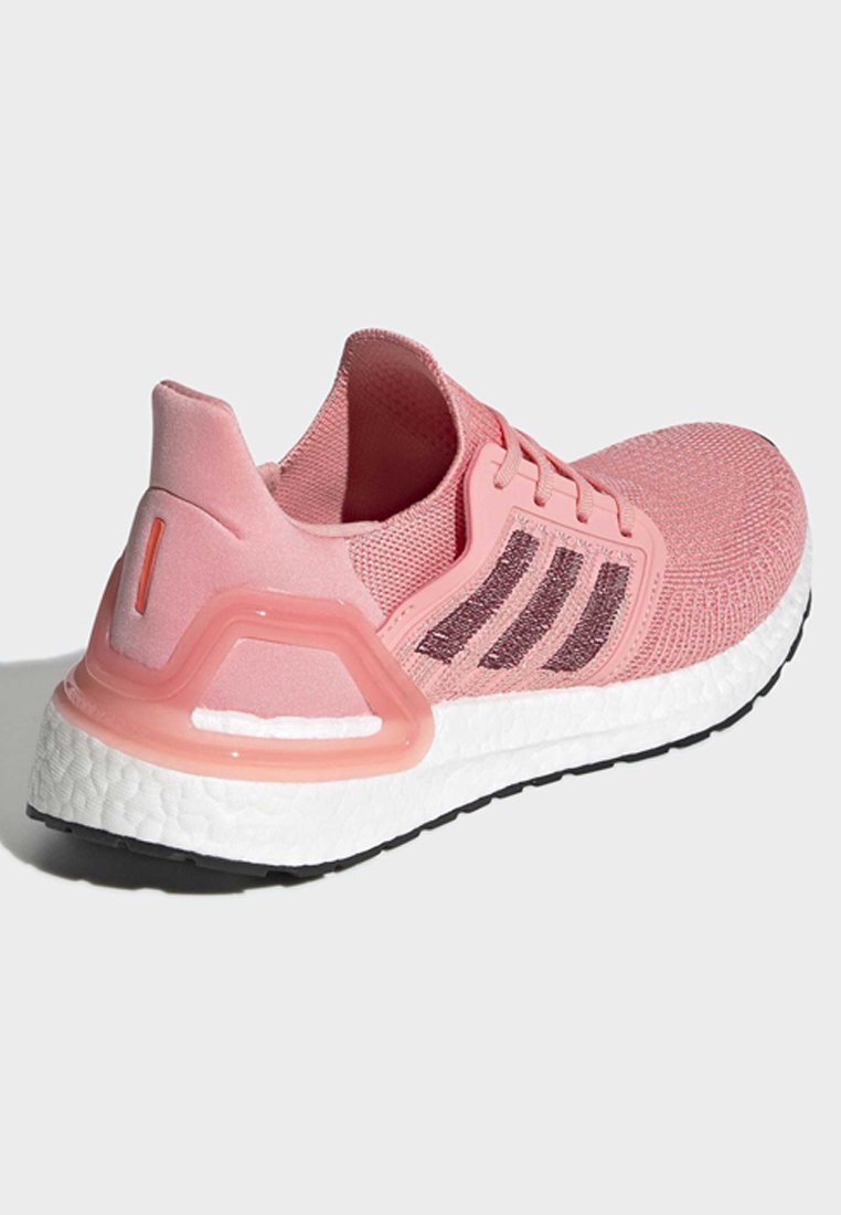 adidas Performance ULTRABOOST 20 SHOES - Hardloopschoenen neutraal -  pink/donkerroze - Zalando.nl