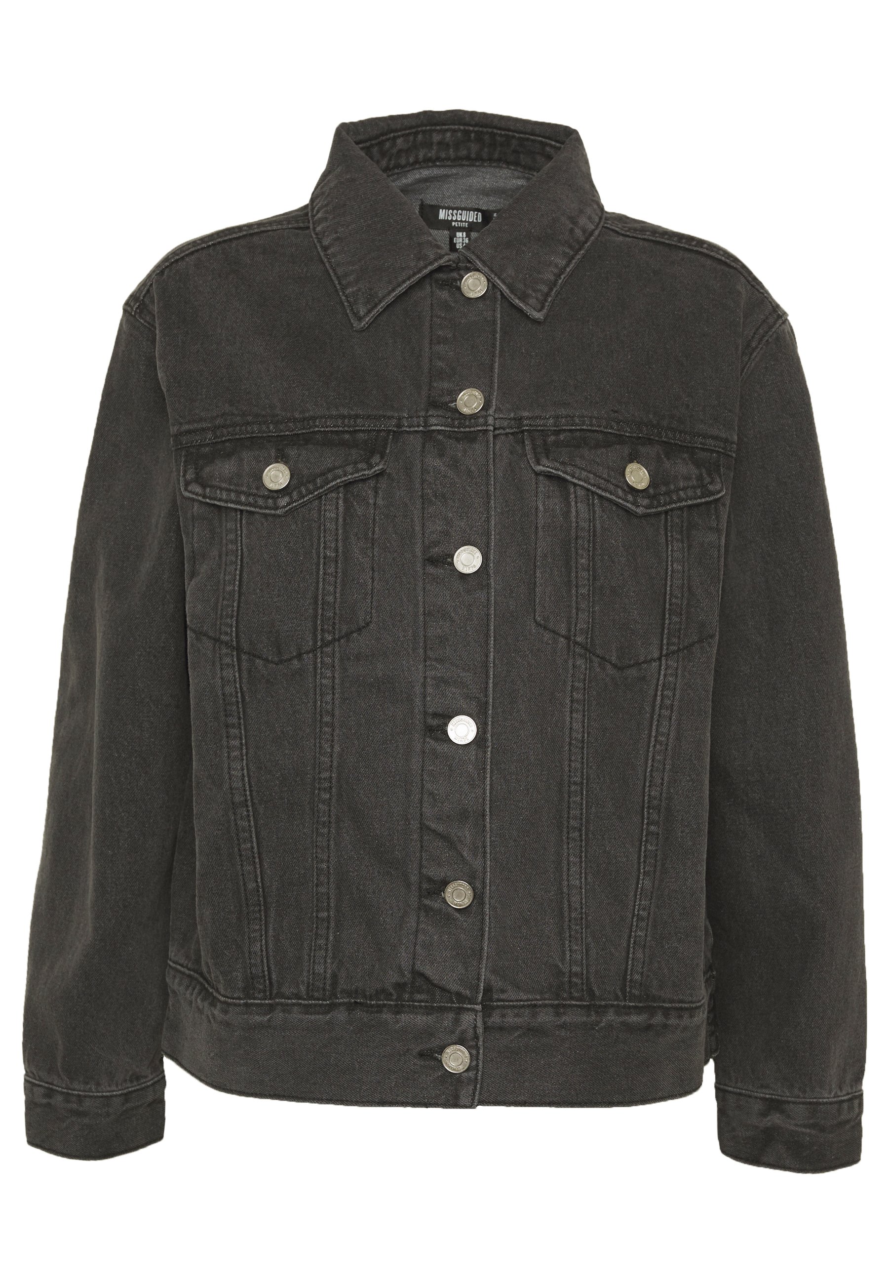 Missguided Petite JACKET Jeansjakke black Zalando.no Missguided Petite Jeansjakke - stonewash