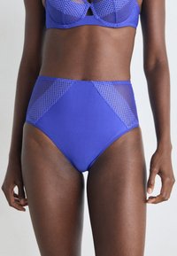 Chantelle PULP PLAY HIGH WAISTED FULL BRIEF - Fecskék - blue