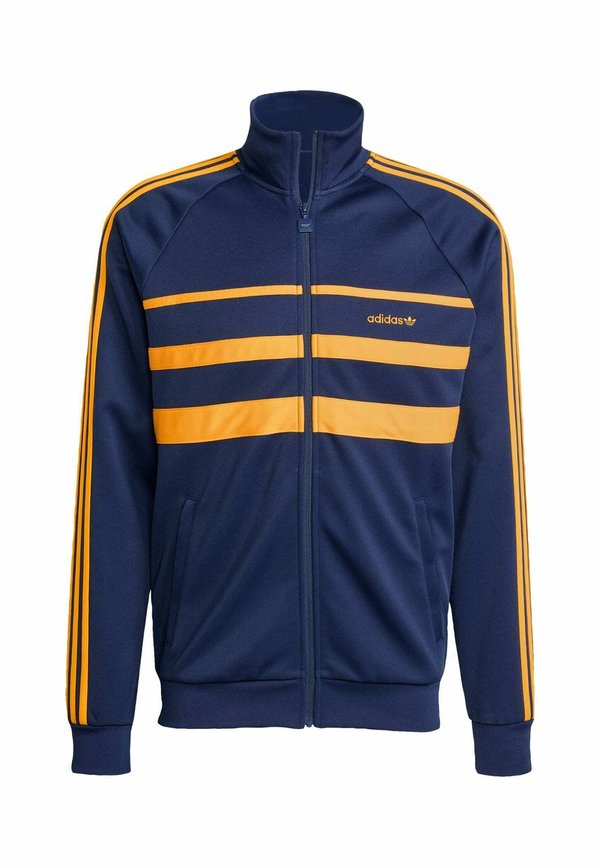 Training jacket - night indigo   crew orange3