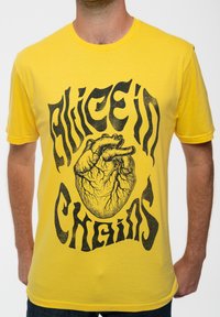 Paradiso Clothing ALICE IN CHAINS LANTERN - Print T-shirt - yellow