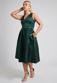 Yours Clothing Juhlamekko - emerald