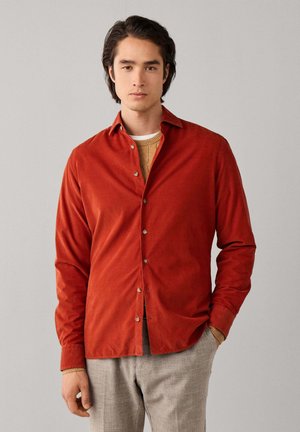 Hackett London, HACKETT LONDON SHIRT SMART BABYCORD - Hemd - spice orange