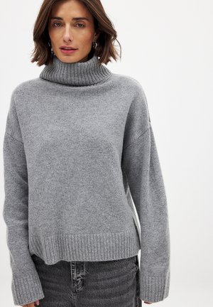 TURTLE NECK  - Jumper - dark grey