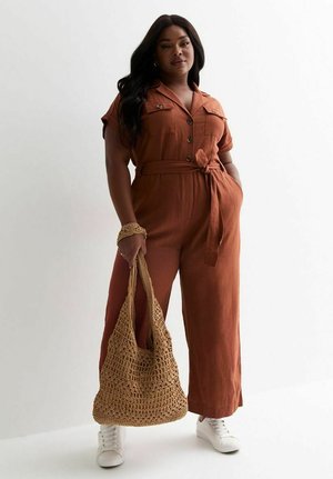 New Look Curves CURVES BELTED UTILITY - Mono - rust