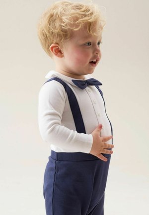 Angel & Rocket, REGULAR FIT - JUDE SMART BOW TIE ONESIE - Lühikeste varrukatega bodi - blue
