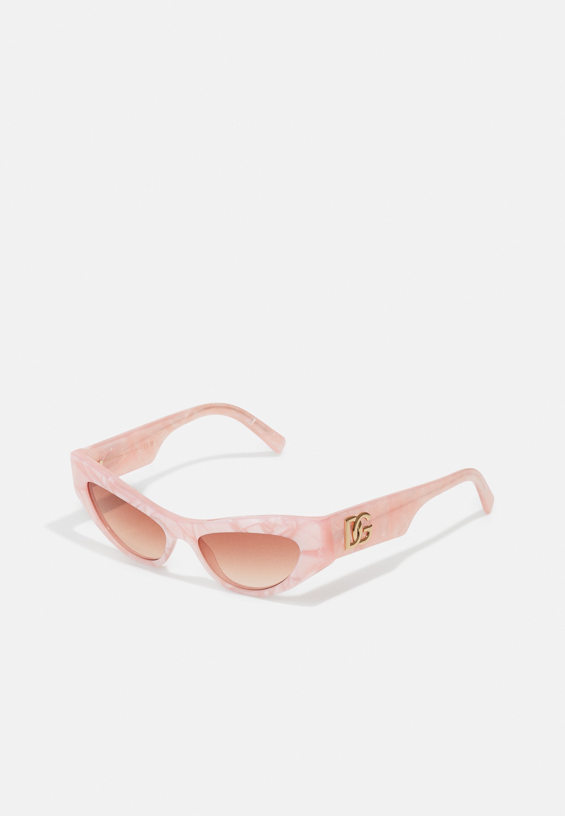 Dolce & Gabbana Pink Oversized Sunglasses with Gold Accents Dolce&Gabbana Oversized Pink Sunglasses for Women for sale  main image 4