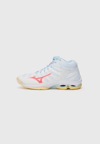 Unselected, white/calypso coral/pale banana