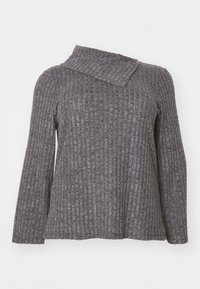 VMOLIVIA HIGH NECK  - Pullover - dark grey