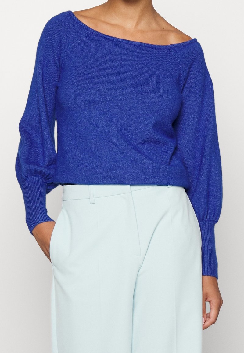 VILA Petite Stickad tröja - blue