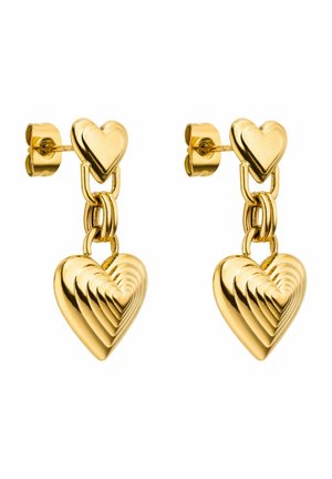 PURELEI WHISPERING HEARTS - Oorbellen - goldfarben