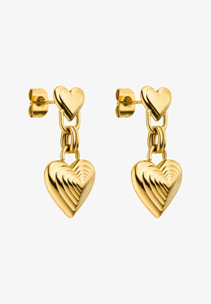 PURELEI WHISPERING HEARTS - Oorbellen - goldfarben