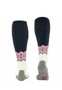 FALKE SK2 Skiing medium cushioning - Kniestrümpfe - off white