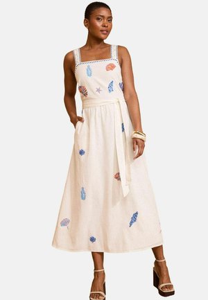 Love & Roses Day dress - white shell