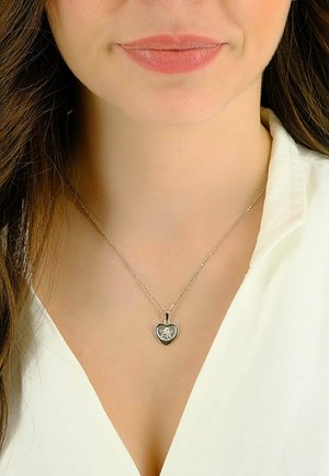 MUAU Schmuck, Pendentif - whitegold-coloured